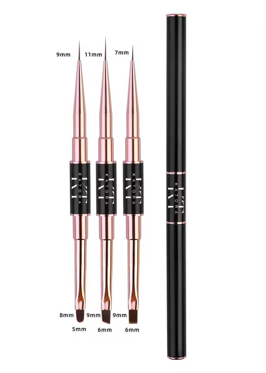 KATORA Professional Brush Set – 3 Pinsel / 6 Funktionen