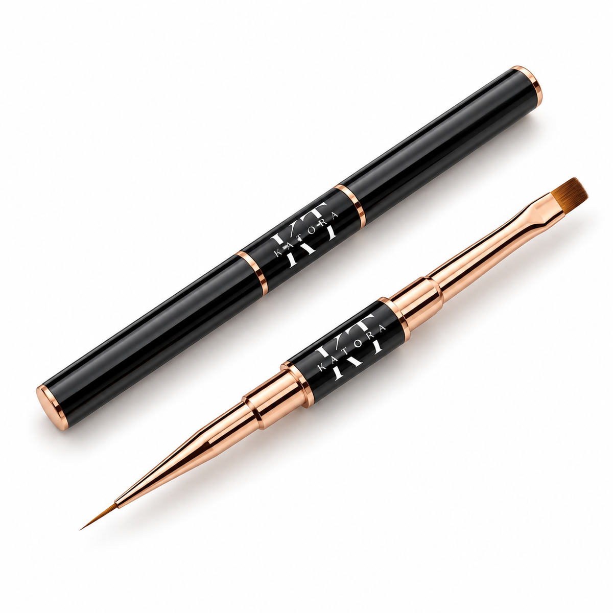 KATORA Dual Brush 03 – Liner 7 mm & Flachpinsel 9 × 6 mm