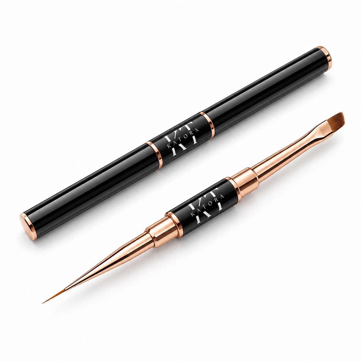 KATORA Dual Brush 02 – Liner 11 mm & Schrägpinsel 9 × 6 mm